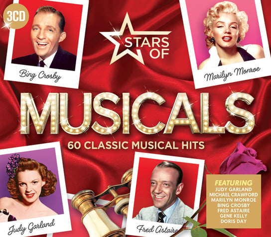 Box: Stars Of Musicals: 60 Classic Hits Sinatra Frank, Marilyn Monroe, Armstrong Louis, Kelly Gene, Garland Judy, Day Doris, Astaire Fred