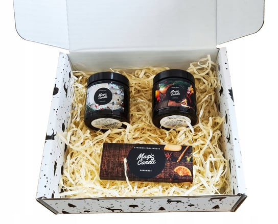 Box świąteczny świeczki sojowe naturalne zapachowe Inny producent