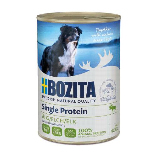 BOZITA Single Protein Elk - morka karma dla psa - puszka 400g Bozita