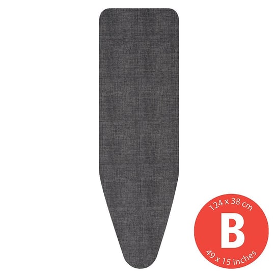 BRABANTIA - PerfectFit - Pokrowiec na deskę do prasowania - rozmiar B - Denim Black BRABANTIA