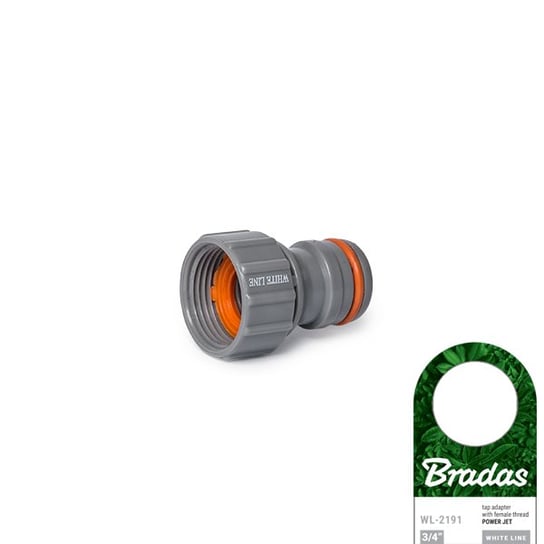 BRADAS WHITE LINE Przyłącze na kran GW 3/4" POWER JET WL-2191 BRADAS