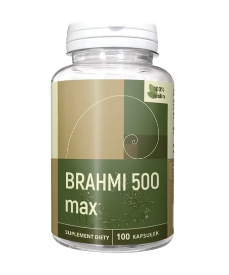 Brahmi MAX 500 mg  Suplement diety, 100 kaps. Nanga Nanga