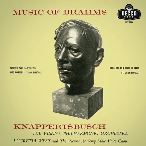 Brahms: Academic Festival Overture; Tragic Overture; Haydn Variaitons; Alto Rhapsody Wiener Philharmoniker, Hans Knappertsbusch