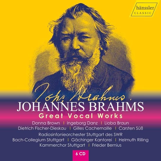 Brahms Box: Great Vocal Works Gachinger Kantorei Stuttgart, Bach-Collegium Stuttgart