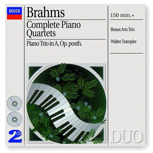Brahms: Complete Piano Quartets Beaux Arts Trio, Walter Trampler