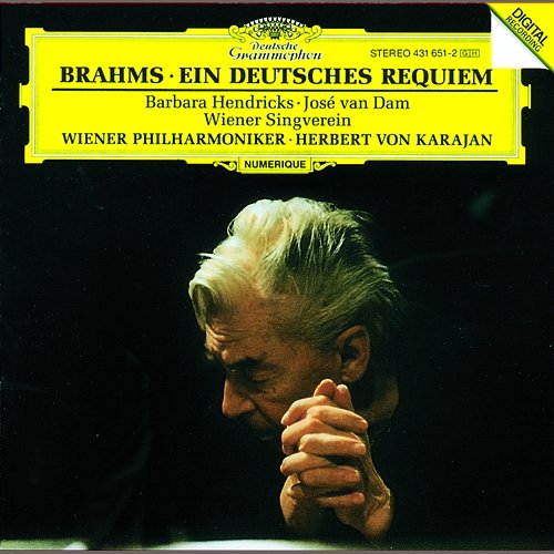 Brahms: Ein deutsches Requiem, Op.45 - 2. Chor: "Denn alles Fleisch, es ist wie Gras" Rudolf Scholz, Wiener Philharmoniker, Herbert Von Karajan, Wiener Singverein
