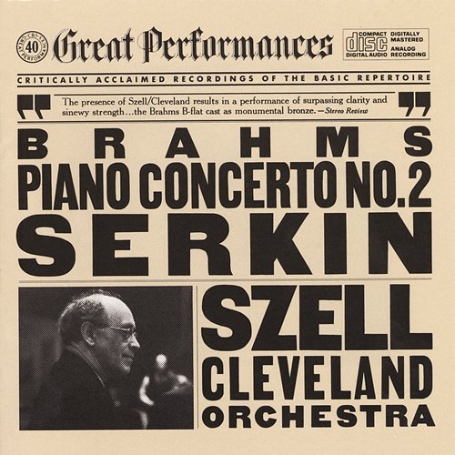 Brahms: Piano Concerto No. 2 in B-Flat Major, Op. 83 Rudolf Serkin, Cleveland Orchestra, George Szell
