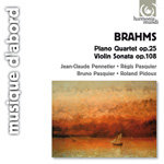 Brahms: Piano Quartet/ Violin Sonata Pasquier Regis