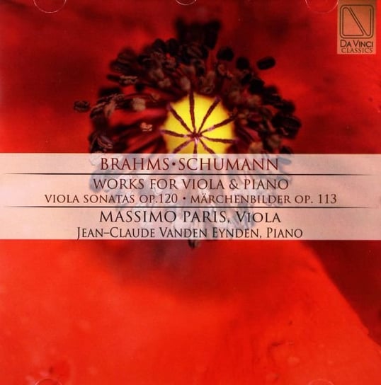 Brahms & Shumann Works For Viola & Piano Paris Massimo