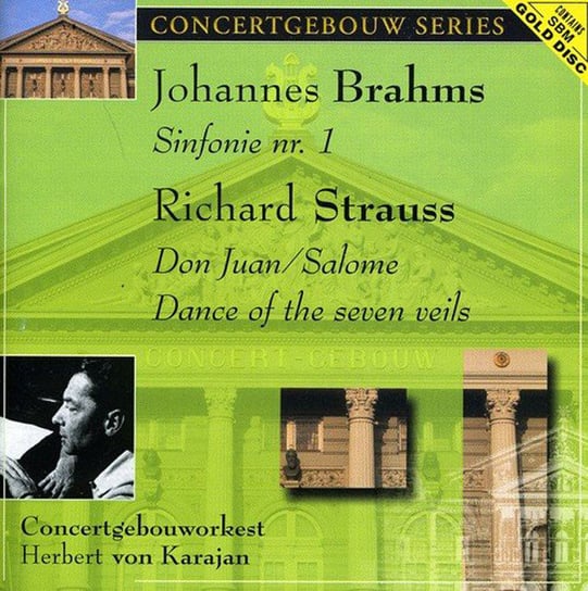 Brahms/Strauss Sinfonie No.1, Don Juan, Salome  Audiophile Gold Disc (SBM) Von Karajan Herbert