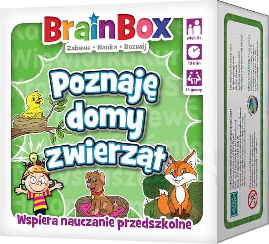 BrainBox - Poznaję domy zwierząt gra edukacyjna Rebel Rebel