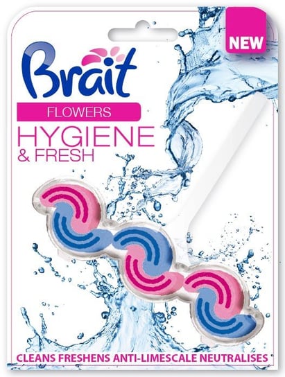 Brait Hygiene & Fresh Kostka toaletowa 2-fazowa do WC Flowers  45g Dramers