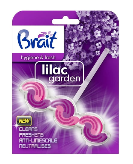 Brait Hygiene & Fresh Kostka toaletowa 2-fazowa do WC Lilac Garden  45g Dramers