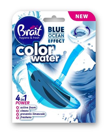 Brait Hygiene & Fresh Kostka toaletowa do WC 4in1 Blue Ocean Effect 40g Dramers