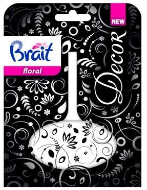 Brait Kostka toaletowa Decor 1-fazowa do WC Floral  40g Dramers