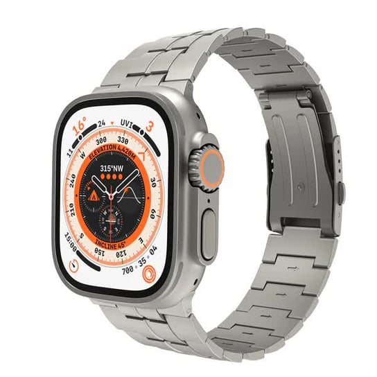 BRANSOLETA DO ZEGARKA APPLE WATCH ULTRA/ULTRA 2 44/45/46/49mm SREBRNA Inna marka
