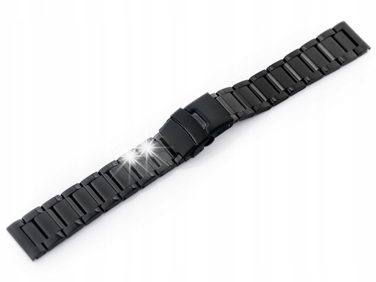 Bransoleta Pacific Model 10 solid - czarna 22mm inna (Inny)