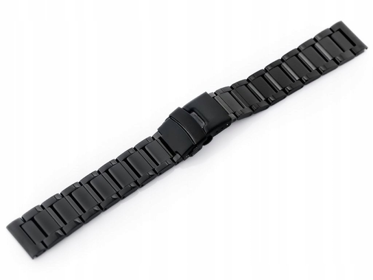 Bransoleta Pacific Model 10 solid - czarna 22mm inna (Inny)