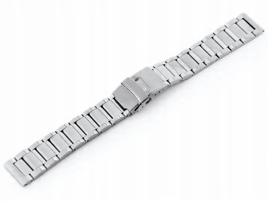 Bransoleta Pacific Model 10 solid - srebrna 24mm Inna marka