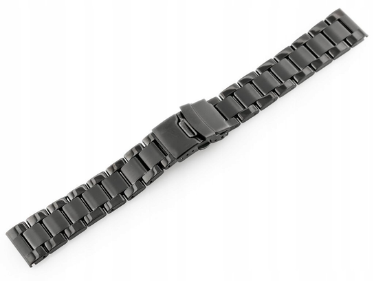 Bransoleta Pacific Model 3 solid - czarna 22mm inna (Inny)