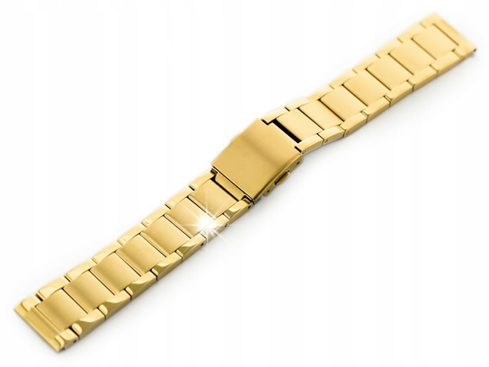Bransoleta Pacific Model 9 solid - złota 20mm inna (Inny)