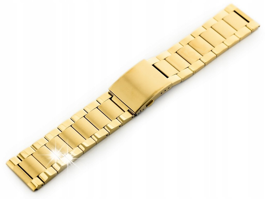 Bransoleta Pacific Model 9 solid - złota 24mm inna (Inny)