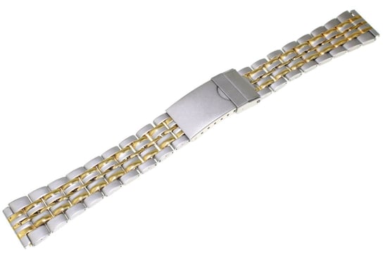 Bransoleta stalowa bicolor do zegarka 18 mm JVD KT 039-18 JVD