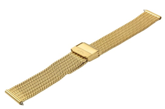 Bransoleta stalowa do zegarka 16 mm Bisset BM-105/16 Gold Bisset