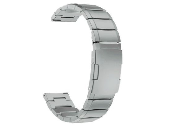 Bransoleta Steel Simple do Huawei Watch GT 2 46mm/ gear s3 Srebrna 22mm 4kom.pl