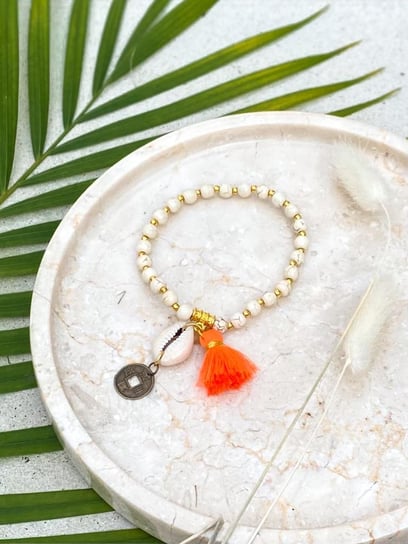 Bransoletka BOHO Orange BALI BALI