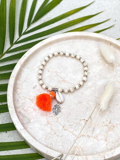 Bransoletka BOHO Orange FATIMA BALI BALI