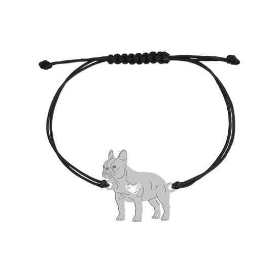 Bransoletka Bulldog Francuski sznurek GRAWER - MEJK Jewellery Radziszewska