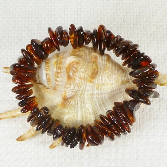 Bransoletka bursztynowa, bursztyn naturalny bałtycki 5620-34 AMBERGRAND