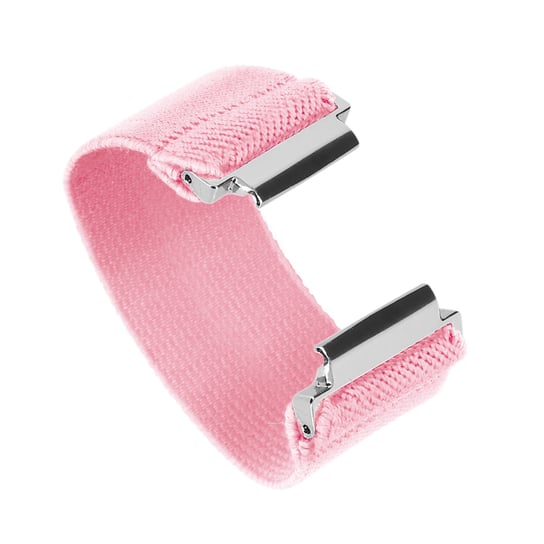 Bransoletka do zegarka Galaxy Watch 4 w różowym splocie nylonowym z automatyczną regulacją Avizar