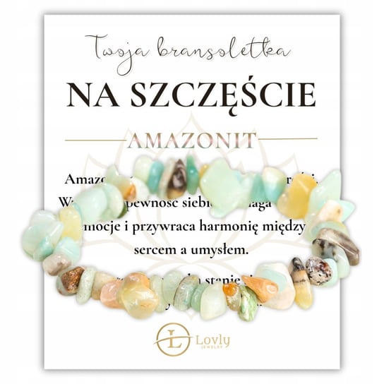 Bransoletka G-AMAZONIT-sieczka Lovly