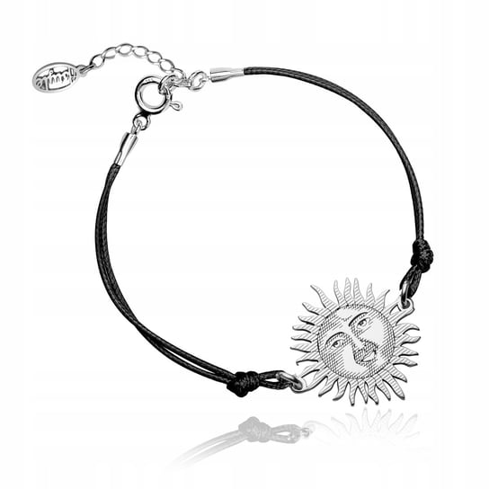 Bransoletka słońce boho srebrna Astyle