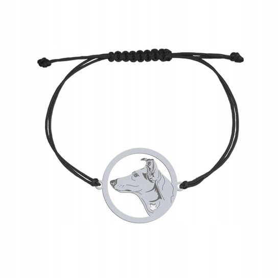 Bransoletka Srebrna z psem Owczarek Szkocki Krótkowłosy 925 Prezent GRAWER Mejk Jewellery