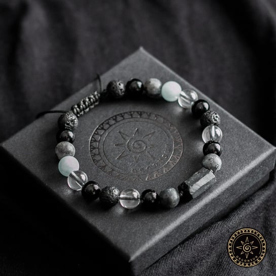 Bransoletka Wodnik Zodiak Męska Dla Wodnika Znak Zodiaku Aquarius OrgonSun.pl