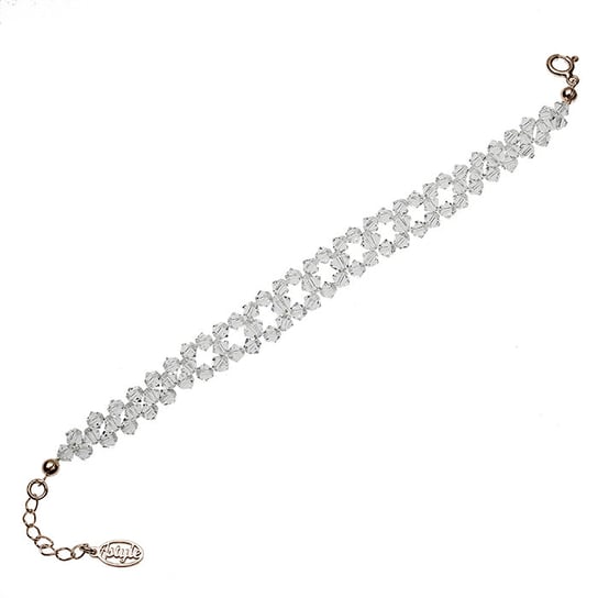 Bransoletka z Swarovski Elements złocenie różowe Astyle