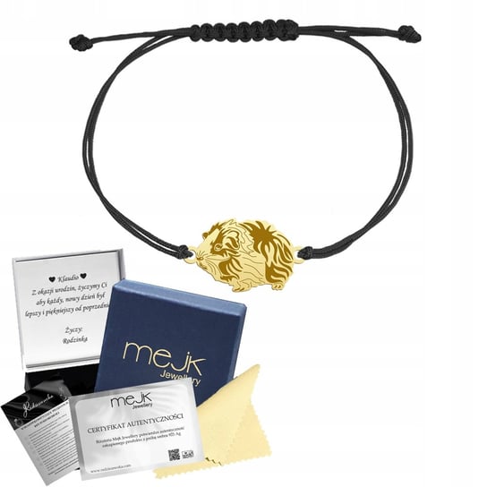 Bransoletka Złota Świnka Morska 925 Prezent Biżuteria Kobieta GRAWER GRATIS Mejk Jewellery