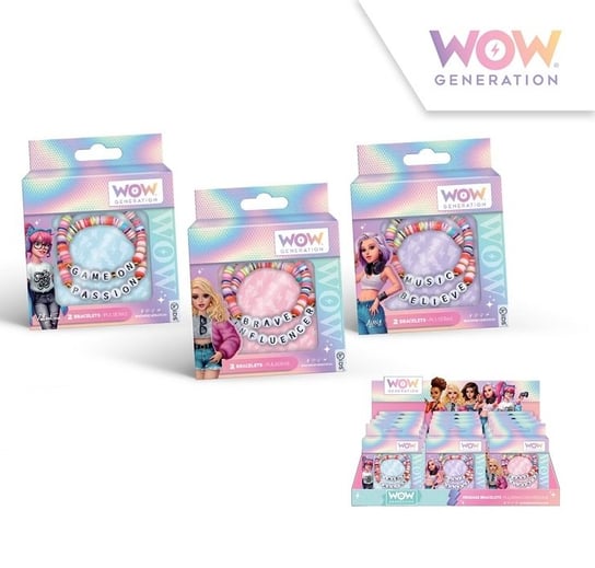 Bransoletki Z Przesłaniem Wow Box Mix Wzorów Wow00008 Kids Euroswan