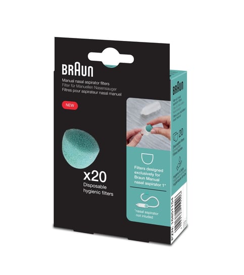 BRAUN BNF020EU Filtry jednorazowe do ręcznego aspiratora BRAUN /20 szt./ Braun