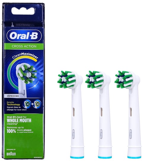 Braun Oral-B Cross Action 100% Oryginalne Końcówki Oral-B