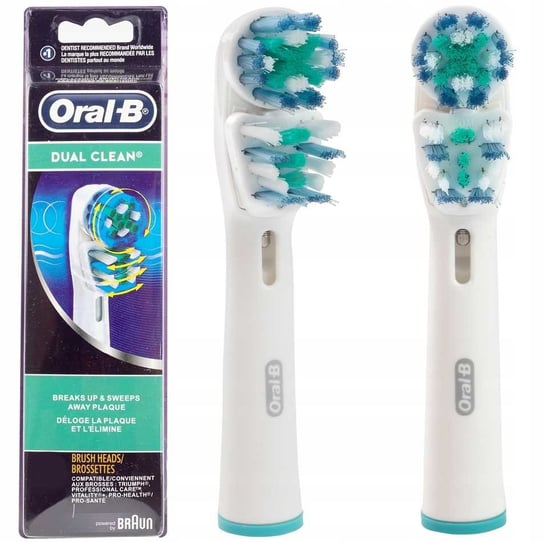 Braun Oral-B Dual Clean Oryginalne Końcówki 2 Szt Oral-B