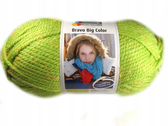 Bravo Big Color Schachenmayr 00371 Zieleń Cętki Schachenmayr