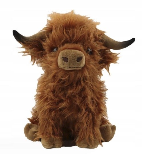 Brązowa Krowa Szkocka Pluszak Maskotka Zabawka Dla Dzieci Highland Cow Pan i Pani Gadżet