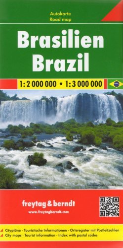 Brazylia. Mapa 1:2 000 000/1:3 000 000 Freytag & Berndt