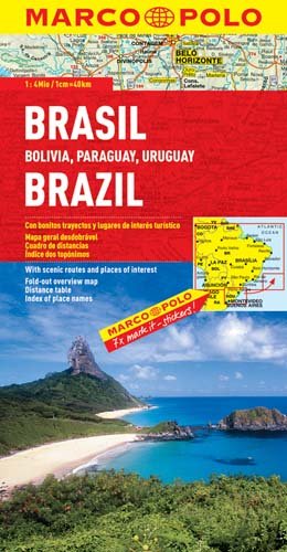 Brazylia Mapa 1: 4 000 000 Opracowanie zbiorowe
