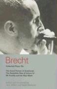 Brecht Collected Plays Brecht Bertolt
