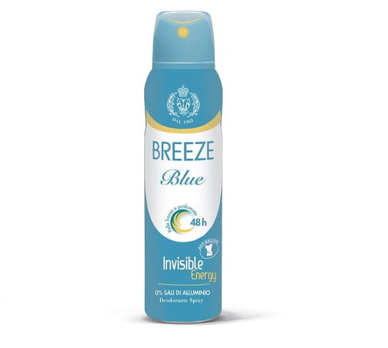 Breeze, Blue Invisible Energy, Dezodorant, 150ml Breeze